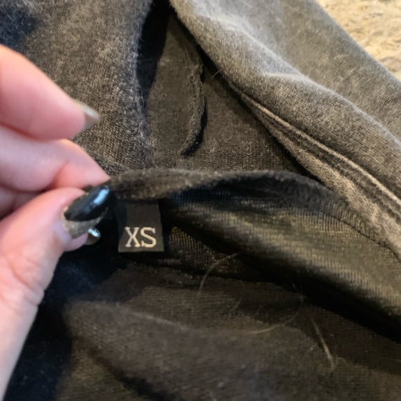 Ladies tank jumpsuit with a hood. Size xs. Gray. - Picture 3 of 3